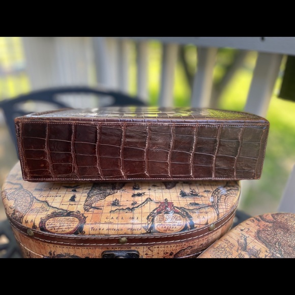 Lucille de Paris Alligator Handbag - Saks Fifth Avenue - Vintage Purse - Picture 8 of 13